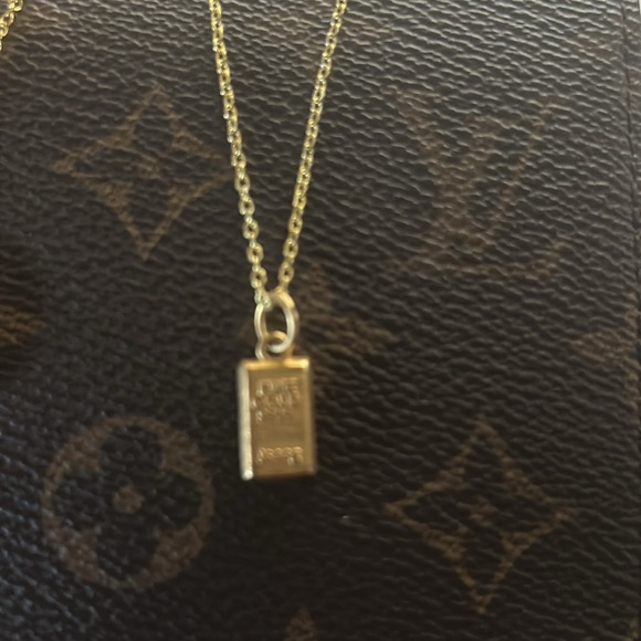 Gold Bar Fashion Necklace - Picture 7 of 8